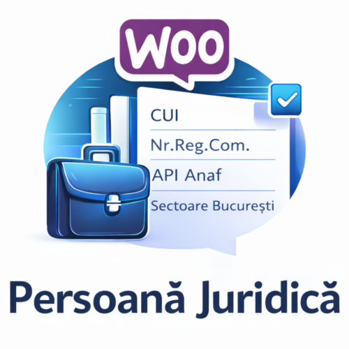 Plugin Wordpress Woocommerce Persoană Juridică